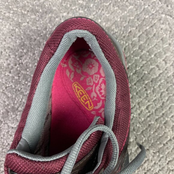 Keen Presidio Sport Mesh Waterproof Shoes Women's 9 Burgundy Hiking Outdoor - Picture 10 of 12